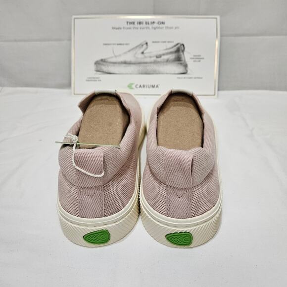 Cariuma IBI Slip On Rose Knit Sneakers Size 10.5M 12W - Picture 4 of 7